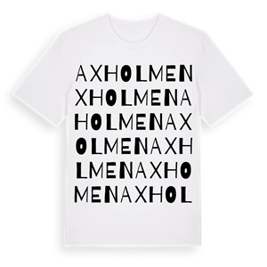 Axholmen ordlek t-shirt – ekologisk bomull t-shirt från Pinshirt