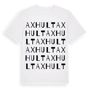 Axhult ordlek t-shirt – ekologisk bomull t-shirt från Pinshirt