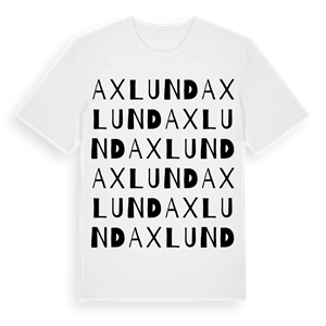Axlund ordlek t-shirt – ekologisk bomull t-shirt från Pinshirt