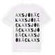 Axsjöbäck ordlek t-shirt