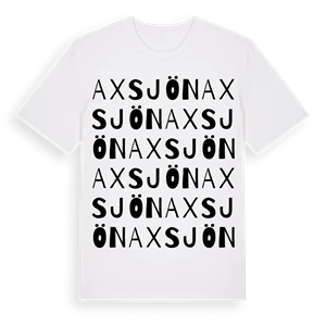 Axsjön ordlek t-shirt – ekologisk bomull t-shirt från Pinshirt