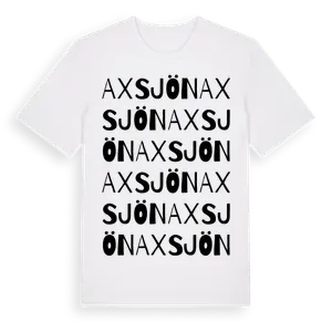 Axsjön ordlek t-shirt – ekologisk bomull t-shirt från Pinshirt