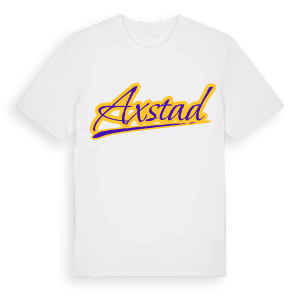 Axstad baseball t-shirt – ekologisk bomull t-shirt från Pinshirt
