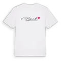 Bäck hjärta t-shirt