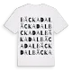 Bäckadal ordlek t-shirt