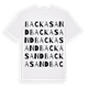 Backasand ordlek t-shirt