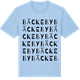 Blue Soul t-shirt med Bäckeby ordlek t-shirt