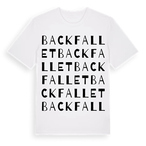 Backfallet ordlek t-shirt – ekologisk bomull t-shirt från Pinshirt