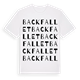 Backfallet ordlek t-shirt
