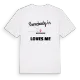 Någon i Backgården älskar mig t-shirt