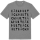Mid Heather Gray t-shirt med Bäckhult ordlek t-shirt