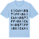 Blue Soul t-shirt med Bäckmanstäppan ordlek t-shirt