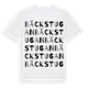 White t-shirt med Bäckstugan ordlek t-shirt