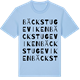 Blue Soul t-shirt med Bäckstugeviken ordlek t-shirt