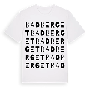 Badberget ordlek t-shirt – ekologisk bomull t-shirt från Pinshirt