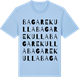 Blue Soul t-shirt med Bagarekulla ordlek t-shirt
