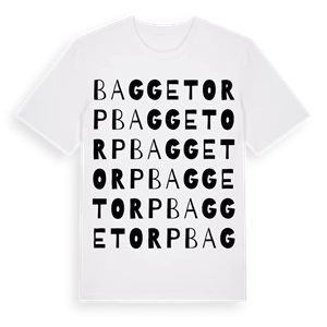 Baggetorp ordlek t-shirt – ekologisk bomull t-shirt från Pinshirt