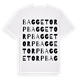 Baggetorp ordlek t-shirt