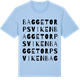 Blue Soul t-shirt med Baggetorpsviken ordlek t-shirt