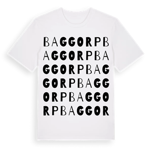 Baggorp ordlek t-shirt – ekologisk bomull t-shirt från Pinshirt