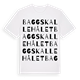Baggskallehålet ordlek t-shirt