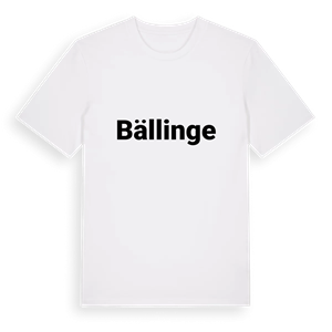 Bällinge fetstil t-shirt – ekologisk bomull t-shirt från PinShirt