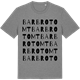 Mid Heather Gray t-shirt med Barbrotomt ordlek t-shirt