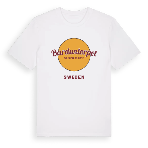 Barduntorpet cirkel t-shirt – ekologisk bomull t-shirt från Pinshirt