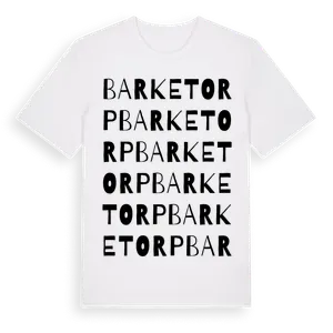 Barketorp ordlek t-shirt – ekologisk bomull t-shirt från Pinshirt