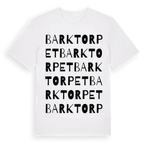 Barktorpet ordlek t-shirt – ekologisk bomull t-shirt från Pinshirt