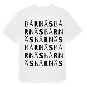 Bårnäs ordlek t-shirt – ekologisk bomull t-shirt från Pinshirt