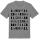 Mid Heather Gray t-shirt med Barnhällen ordlek t-shirt