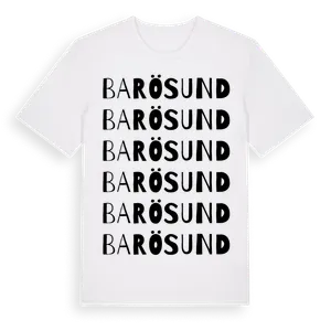 Barösund ordlek t-shirt – ekologisk bomull t-shirt från Pinshirt