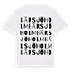 White t-shirt med Bärsjöholm ordlek t-shirt