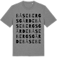 Mid Heather Gray t-shirt med Båsebergsgärde ordlek t-shirt