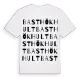 Basthökhult ordlek t-shirt