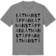 Mid Heather Gray t-shirt med Båtmanstäppan ordlek t-shirt