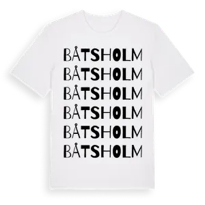 Båtsholm ordlek t-shirt – ekologisk bomull t-shirt från Pinshirt