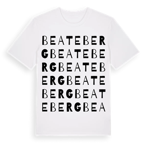 Beateberg ordlek t-shirt – ekologisk bomull t-shirt från Pinshirt