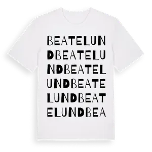 Beatelund ordlek t-shirt – ekologisk bomull t-shirt från Pinshirt