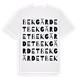 Bekgärdet ordlek t-shirt