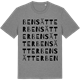 Mid Heather Gray t-shirt med Bensätter ordlek t-shirt