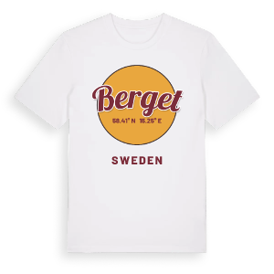 Berget cirkel t-shirt – ekologisk bomull t-shirt från Pinshirt