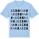 Blue Soul t-shirt med Berghamra ordlek t-shirt