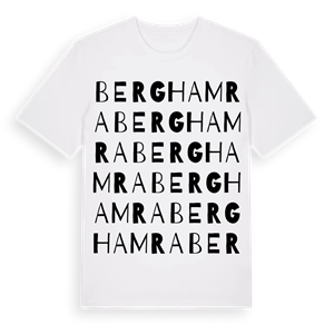 Berghamra ordlek t-shirt – ekologisk bomull t-shirt från Pinshirt