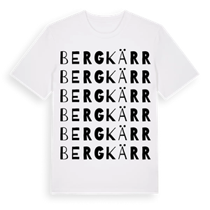 Bergkärr ordlek t-shirt – ekologisk bomull t-shirt från Pinshirt