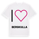 Jag älskar Bergkulla t-shirt stort tryck
