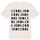 Vintage White t-shirt med Berglund ordlek t-shirt