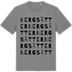 Mid Heather Gray t-shirt med Bergsätter ordlek t-shirt
