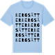 Blue Soul t-shirt med Bergsätter ordlek t-shirt